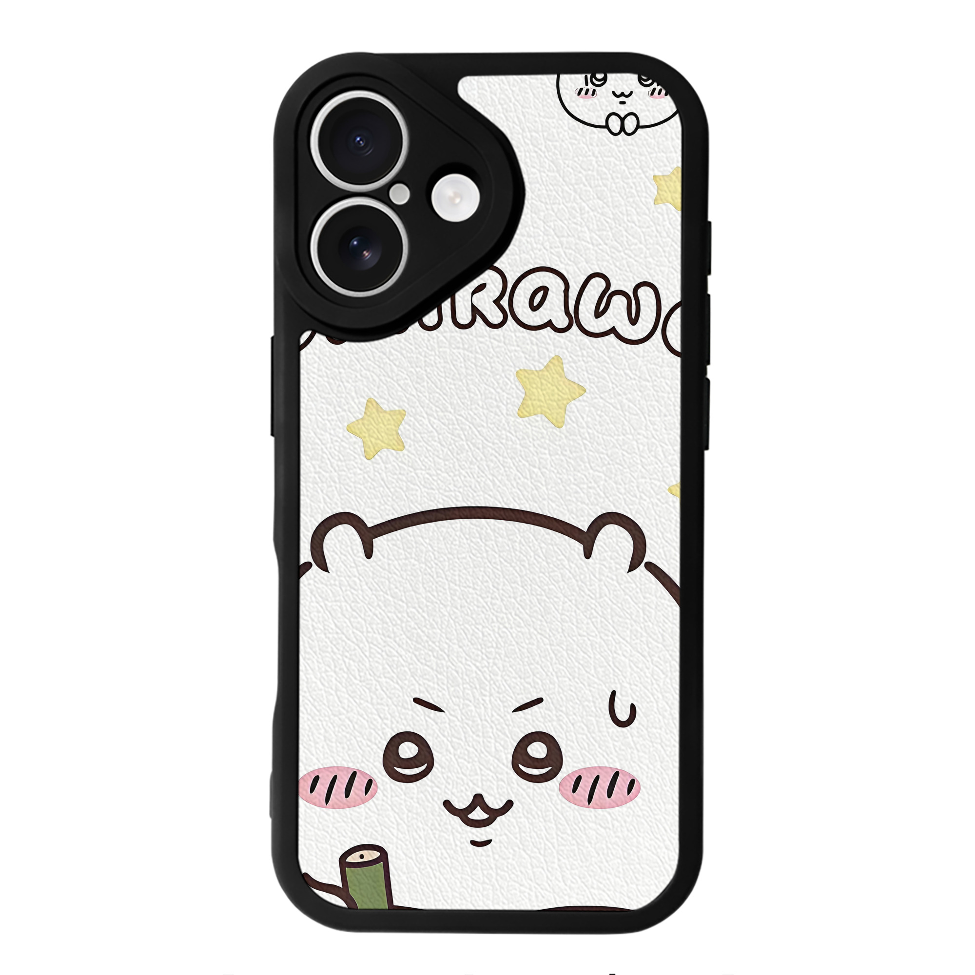（画像用） ちいかわ Chii-kawa 【iPhone 16シリーズ対応】シリコンスマホケース（レザー調） 材質：シリコン